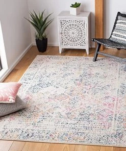 Safavieh Moroccan Boho Distressed Ivory / Dark Blue Vintage/ Distressed Rugs
