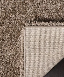 FAS Dark Beige Soft Plush Shag Area Rug All Area Rugs And Runners