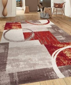 SUP Contemporary Abstract Multi-color Area Rugs