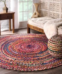 FAS Hand Braided Multi Soft Area Rugs All Area Rugs And Runners