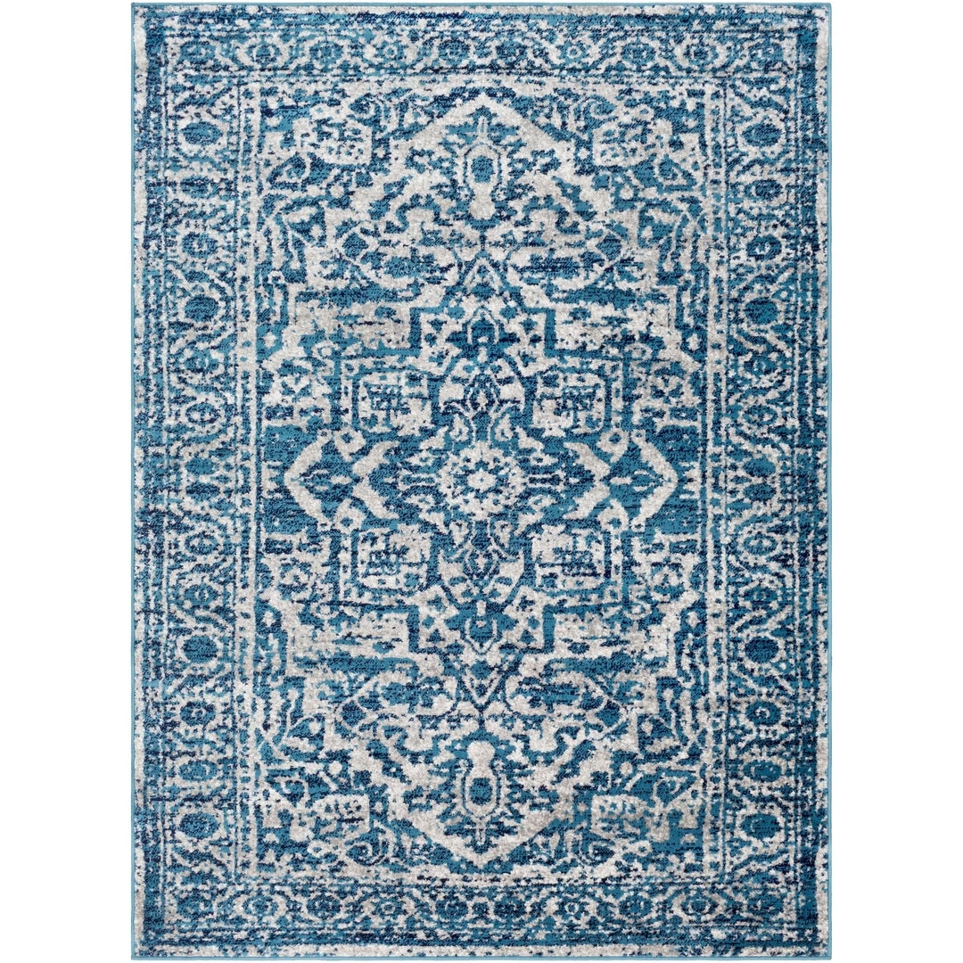 Copper Grove Hagestein Vintage Medallion Sky Blue White Area Rug 6 Copper Grove Hagestein Vintage Medallion Sky Blue White Area Rug