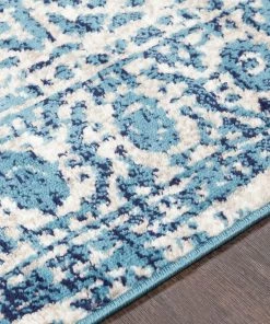 Copper Grove Hagestein Vintage Medallion Sky Blue White Area Rug 12 Copper Grove Hagestein Vintage Medallion Sky Blue White Area Rug