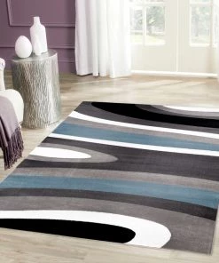 Abstract Contemporary Modern Soft Area Rug All Area Rugs And Runners