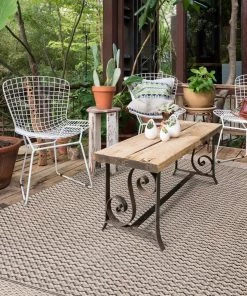 Ww All Area Rugs And Runners Havannah Indoor/ Outdoor Chevron Stripe Patio Area Rug