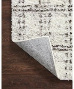 Alexander Home Modern Checkered Shag Soft Area Rug