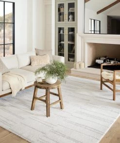 Alexander Home All Area Rugs And Runners Modern Stripe Shag Soft Area Rug