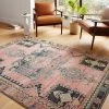 Modern Rugs And Decor Luxe Rose Antiqued Distressed Area Rug