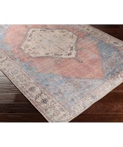 Artistic Weavers Persian Medallion Printed Machine Washable Area Soft Rug