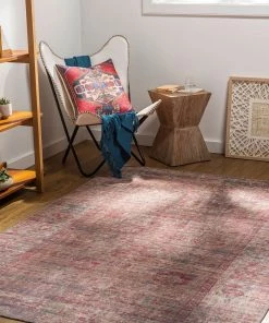 Artistic Weavers Traditional Medallion Machine Washable Area Rug