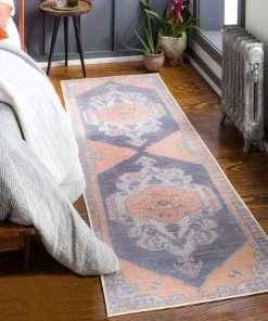 Artistic Weavers Global Medallion Printed Machine Washable Area Soft Rug