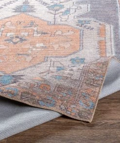 Artistic Weavers Global Medallion Printed Machine Washable Area Soft Rug