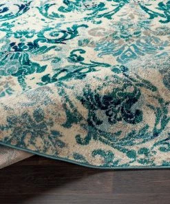 Arturas Teal Damask All Area Rugs And Runners Damask Pattern Soft Teal Aqua Ivory Area Rug 10 Arturas Teal Damask All Area Rugs And Runners Damask Pattern Soft Teal Aqua Ivory Area Rug