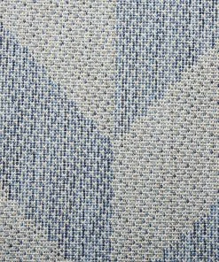 HD Geometric Blue Grey Indoor/Outdoor Area Rug - UV/Weather Resistant All Area Rugs And Runners