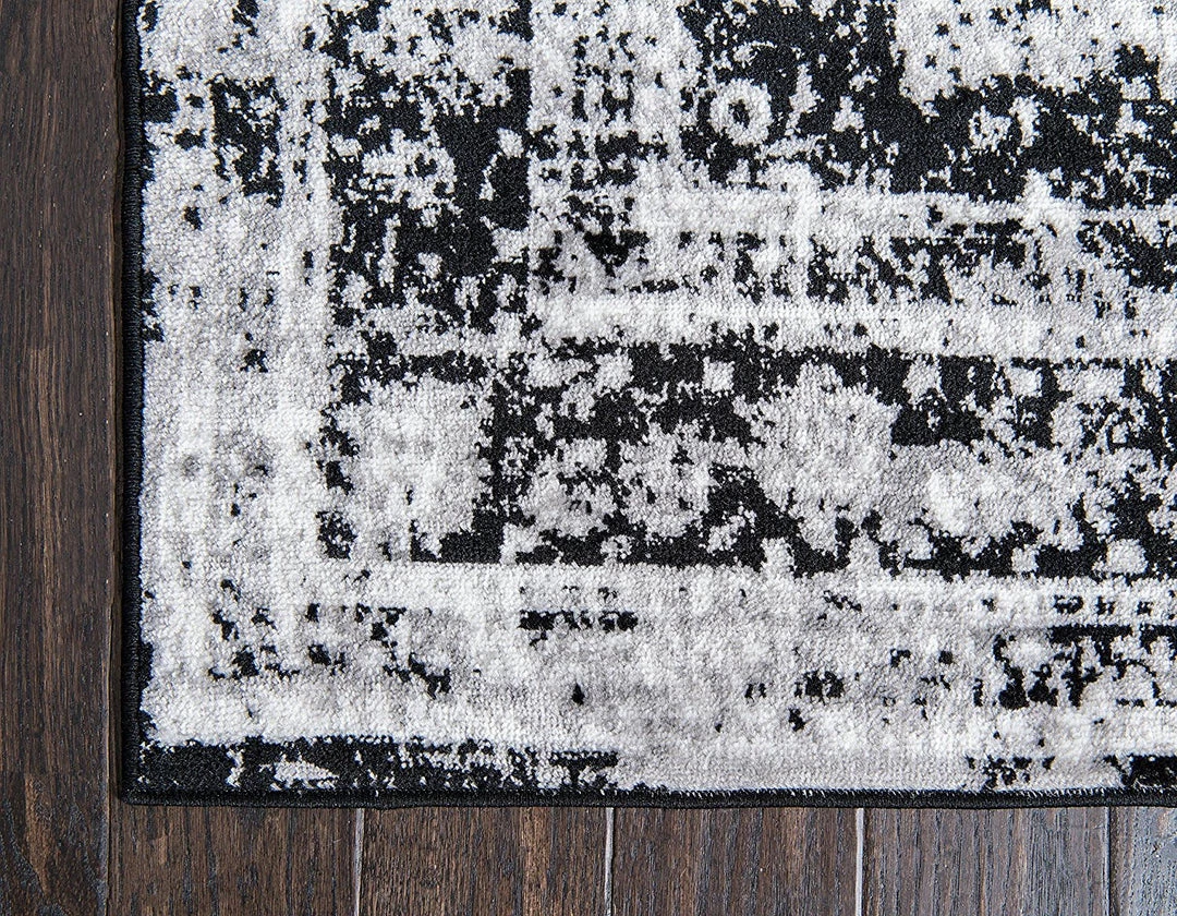 UL Vintage Distressed Black Area Rugs All Area Rugs And Runners 7 UL Vintage Distressed Black Area Rugs All Area Rugs And Runners