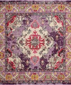 FAS Distressed Violet Fuchsia Soft Area Rug All Area Rugs And Runners