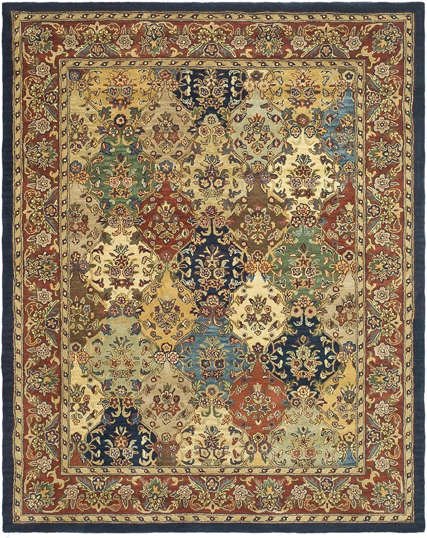 Safavieh All Area Rugs And Runners Heritage Collection Handmade Traditional Oriental Premium Wool Area Rug Multi / Burgundy 2 Safavieh All Area Rugs And Runners Heritage Collection Handmade Traditional Oriental Premium Wool Area Rug Multi / Burgundy