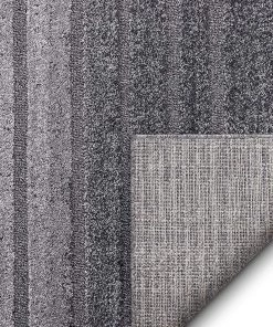 Well Woven K Grey Geometric Stripes Pattern Area Rug All Area Rugs And Runners