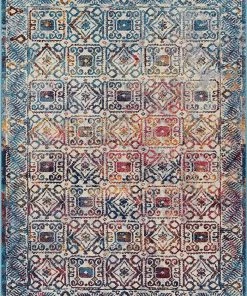 WW All Area Rugs And Runners Blue Fuchsia Pink Vintage Floral Area Rugs