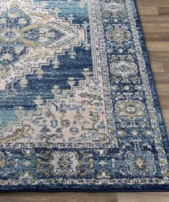 Artistic Soft Area Rug Blue