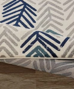 DD Floral Ivory/Navy/Grey/Gray/Teal Area Rugs All Area Rugs And Runners