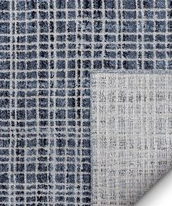 Well Woven Boer Blue Geometric Lines Pattern Area Rug All Area Rugs And Runners