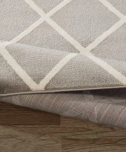 DD All Area Rugs And Runners Trellis Gray/Grey Ivory Area Rugs