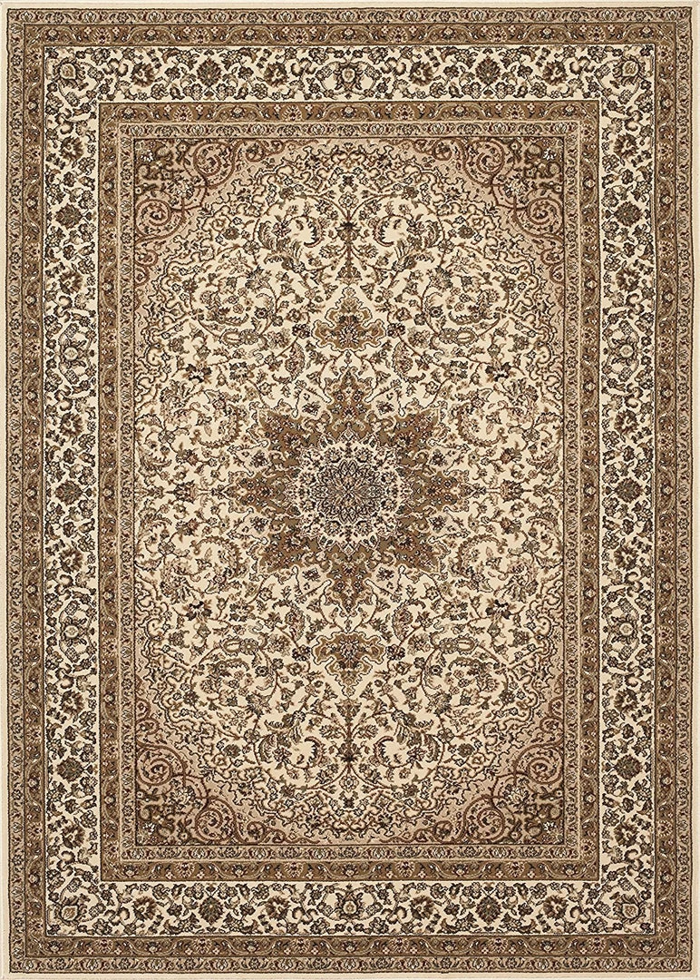 WRG Traditional Brown Medallion Area Rug 2 WRG Traditional Brown Medallion Area Rug