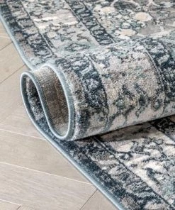 Well Woven All Area Rugs And Runners Vintage Oriental Floral Border Blue Soft Area Rug 12 Well Woven All Area Rugs And Runners Vintage Oriental Floral Border Blue Soft Area Rug