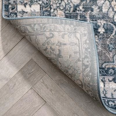 Well Woven All Area Rugs And Runners Vintage Oriental Floral Border Blue Soft Area Rug 3 Well Woven All Area Rugs And Runners Vintage Oriental Floral Border Blue Soft Area Rug