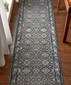 Well Woven All Area Rugs And Runners Vintage Oriental Floral Border Blue Soft Area Rug 13 Well Woven All Area Rugs And Runners Vintage Oriental Floral Border Blue Soft Area Rug