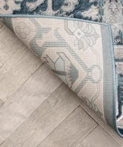 Well Woven Vintage Oriental Persian Blue Soft Area Rug 8 Well Woven Vintage Oriental Persian Blue Soft Area Rug