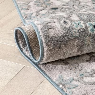 Well Woven Vintage Oriental Persian Grey Soft Area Rug 5 Well Woven Vintage Oriental Persian Grey Soft Area Rug