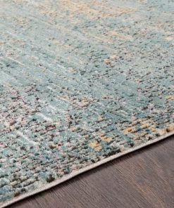 All Area Rugs And Runners Barsala Aqua Contemporary Abstract Area Soft Rug