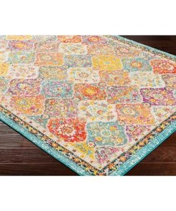 Besma Traditional Medallion Multi-color Area Rug