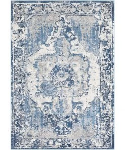 Amalia Distressed Medallion Area Rug All Area Rugs And Runners Vintage Distressed Blue Cream Area Rugs