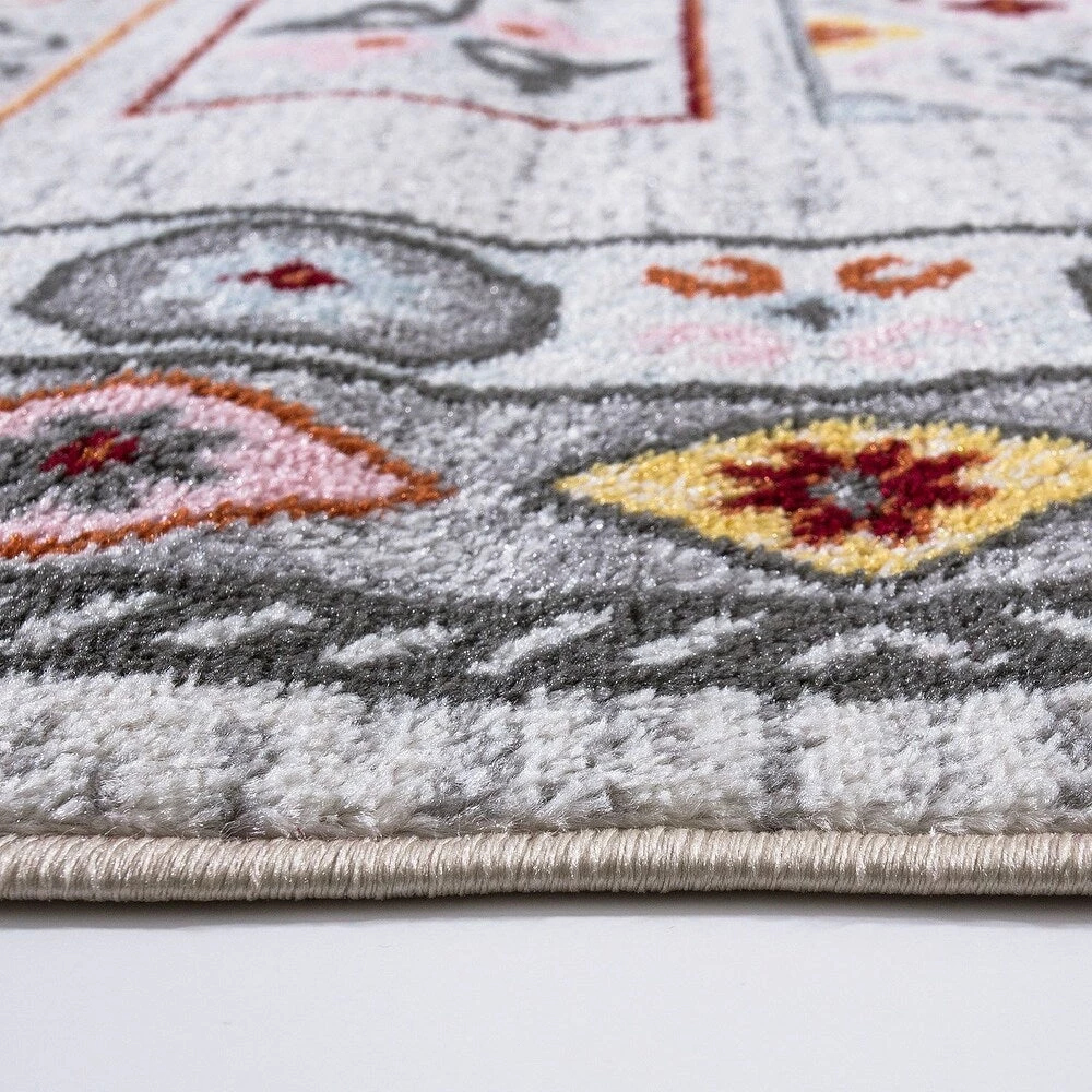 Bohemian & Eclectic Floral Pattern Soft Area Rugs 4 Bohemian & Eclectic Floral Pattern Soft Area Rugs