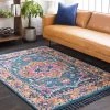 WW All Area Rugs And Runners Tassel Orange Pink Blue Area Rugs