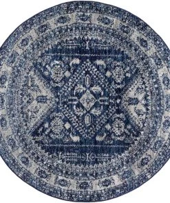 Evry Distressed Persian Pattern Navy Blue Gray Soft Area Rug All Area Rugs And Runners