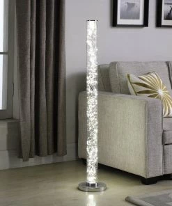 49" LED Minari ORE International 49 Inch LED Column Floor Lamp Home Décor