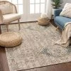 Well Woven Beige Vintage Abstract Geometric Soft Area Rug All Area Rugs And Runners