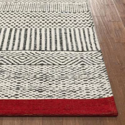 Ww Largo Modern Abstract Geometric Pattern Red Kilim-Style Soft Area Rug All Area Rugs And Runners 4 Ww Largo Modern Abstract Geometric Pattern Red Kilim-Style Soft Area Rug All Area Rugs And Runners