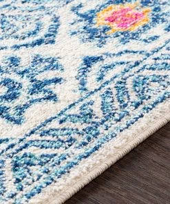 Camryn Boho Southwestern All Area Rugs And Runners Southwestern Ivory Gray Blue Area Rug