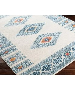 Camryn Boho Southwestern All Area Rugs And Runners Southwestern Ivory Gray Blue Area Rug