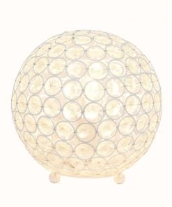 Modern Rugs And Decor Modern Metal Chrome 8 Inch Lamp Modern/ Geometric Rugs