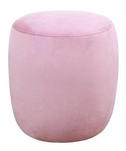 Modern Rugs And Decor Velvet Round Pouf