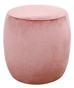 Modern Rugs And Decor Velvet Round Pouf