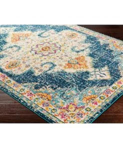 Chahira Navy & Saffron Vintage All Area Rugs And Runners Vintage Medallion Navy Ivory Multi-color Area Rug 10 Chahira Navy & Saffron Vintage All Area Rugs And Runners Vintage Medallion Navy Ivory Multi-color Area Rug