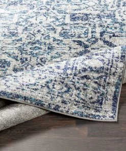 Copper Grove All Area Rugs And Runners Vintage Navy Blue Gray White Area Rug