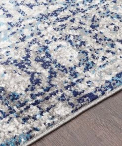 Copper Grove All Area Rugs And Runners Vintage Navy Blue Gray White Area Rug