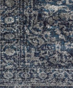 Copper Grove All Area Rugs And Runners Vintage Navy Blue Gray White Area Rug